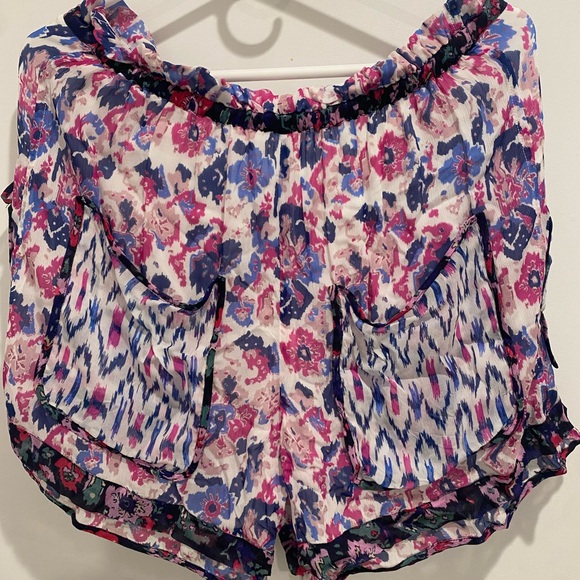 Isabel Marant Etoile Riolmy Printed Shorts: size:38/M - Picture 6 of 10